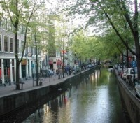Historical canals in Amsterdam